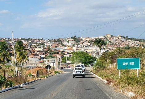 Cidade de Dona Ins-PB (Foto: Bananeiras Online)