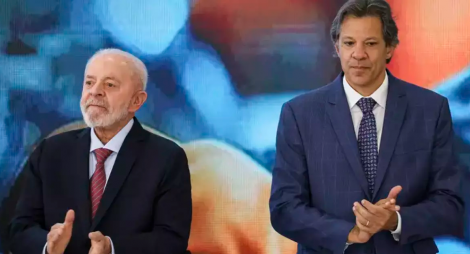 Lula ao lado de Haddad Foto: Ag�ncia Brasil