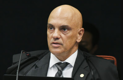 O ministro Alexandre de Moraes, do STF, barrou pedido apresentado por filhos de Bolsonaro. (Foto: Carlos Moura/SCO/STF)