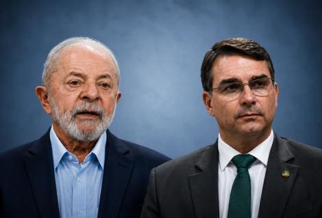 Lula x Fl�vio: vantagem do petista cresceu nos �ltimos tr�s meses (Ricardo Stuckert/Ag�ncia Senado/Montagem Exame/Flickr) 