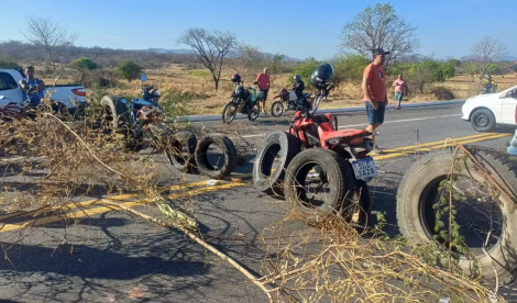 Reivindica��o � sobre a transposi��o do a�ude Boqueir�o � Foto: Divulga��o/PRF