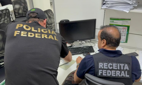 Grupo atuava na regi�o alfandeg�ria do RJ e teria usado estrat�gias para evitar pagamento de tributos. (Foto: PF/Reprodu��o)
